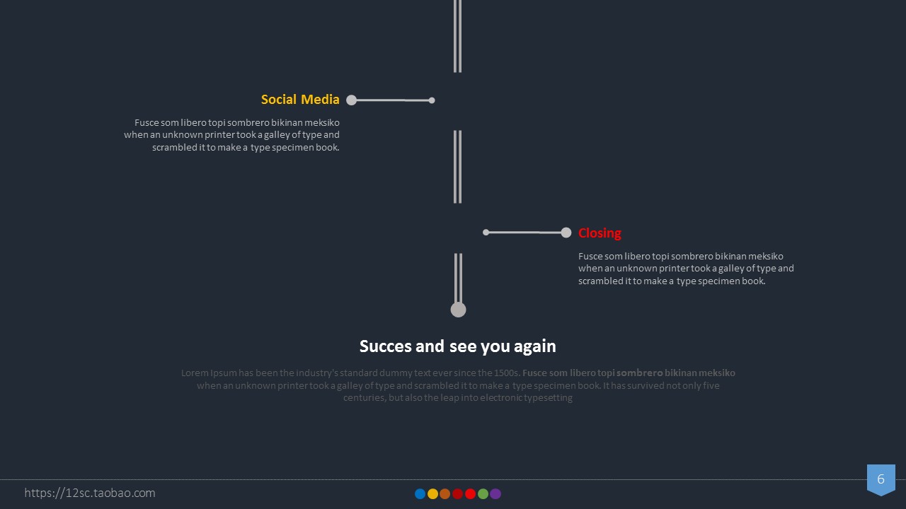 俯瞰城市大气时尚商务PPT模板