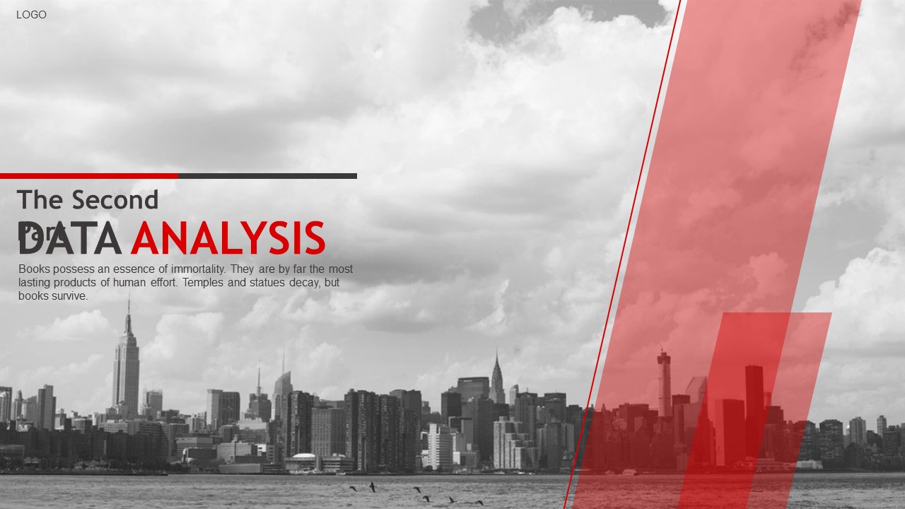 简洁干净排版商务PPT模板