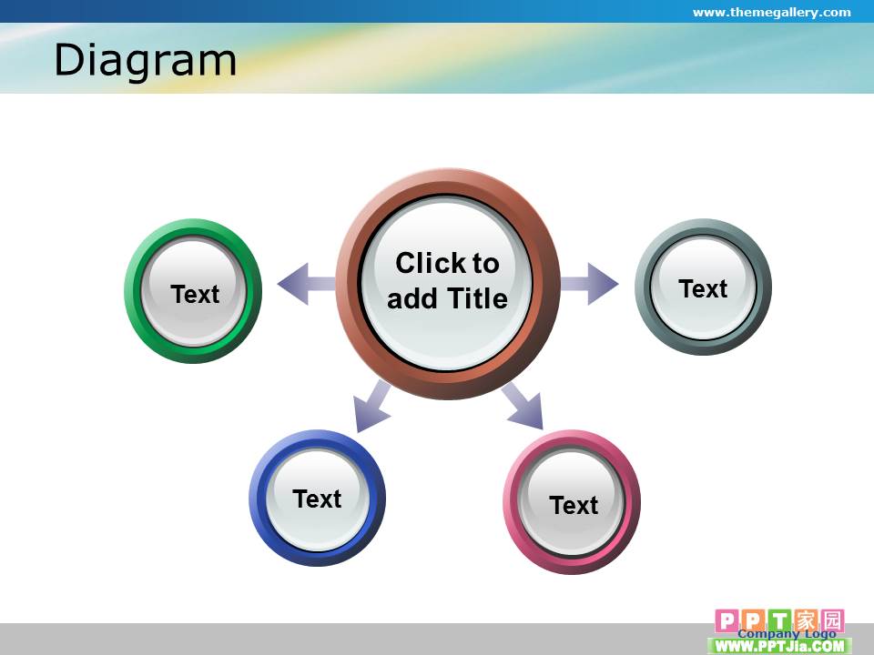 通用朴素蓝色图表免费下载