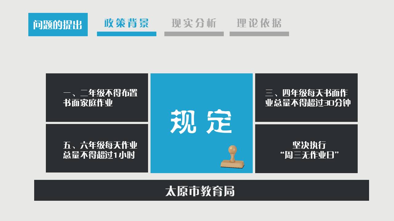 蓝黑色块学术讨论答辩PPT模板