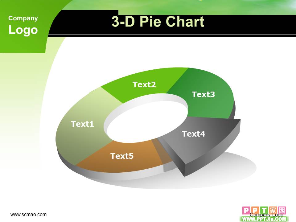 绿色自然风景PPT模板下载