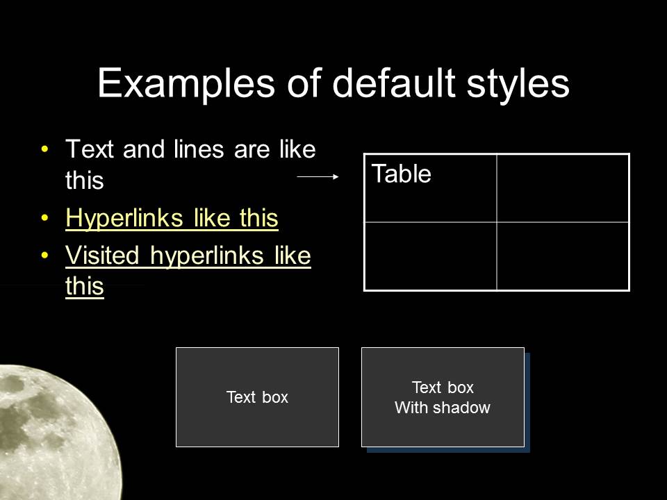 自然风景PPT模板_美丽的月球