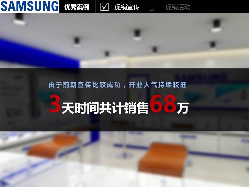 韩国三星公司ppt模板