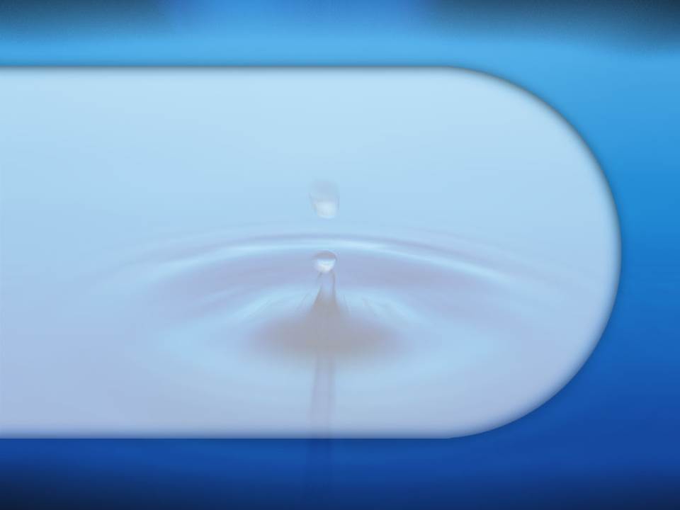 漂亮的水滴模板(蓝色背景)