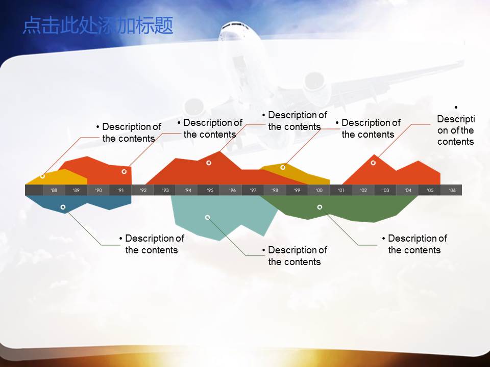 航空公司ppt模板