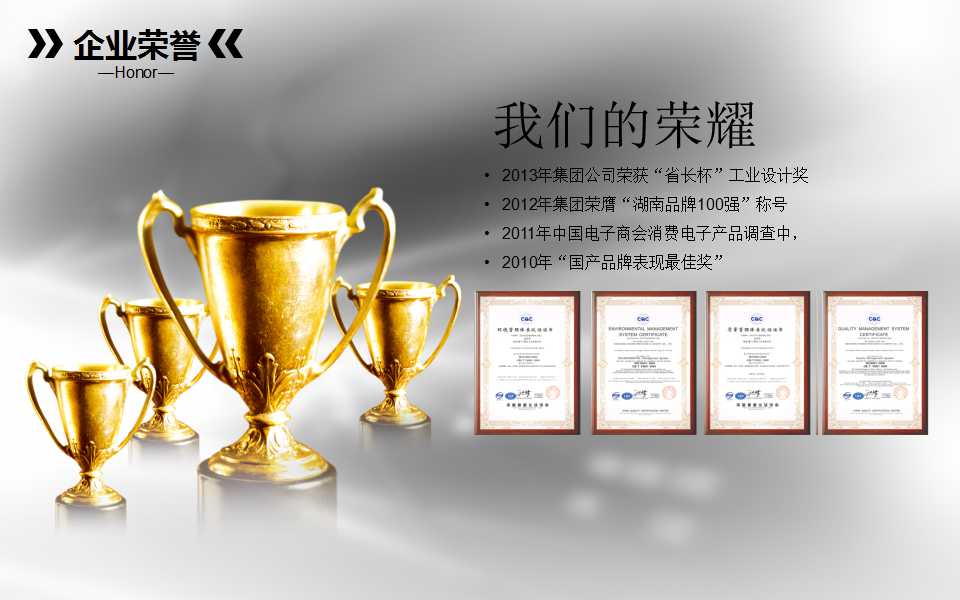 合作共赢商务人士地球灰色企业通用PPT模板