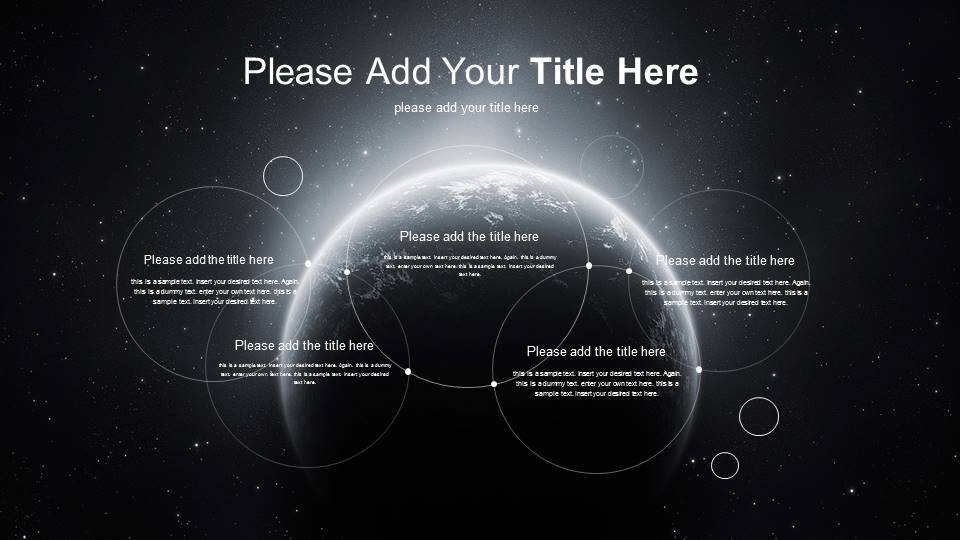 宇宙太空背景商务报告工作PPT模板