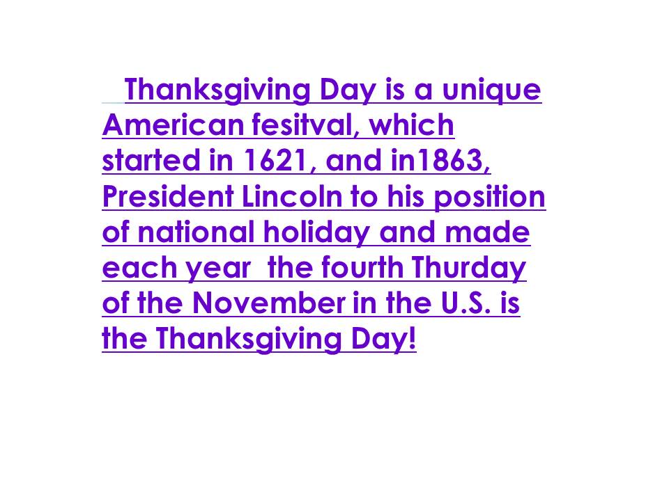 感恩节英语ppt模板