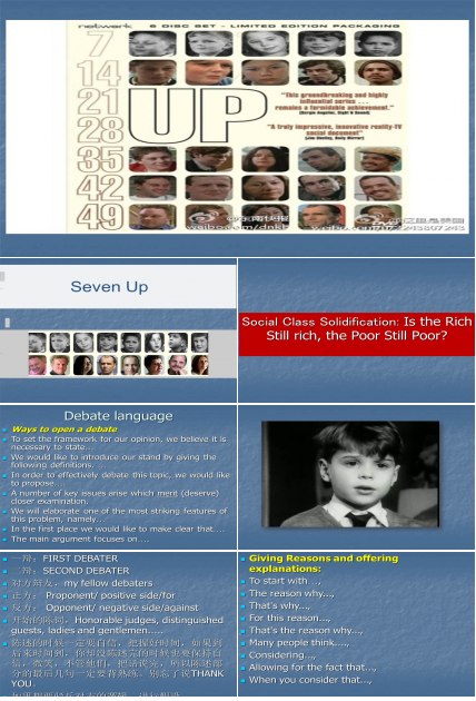 英语辩论赛ppt模板