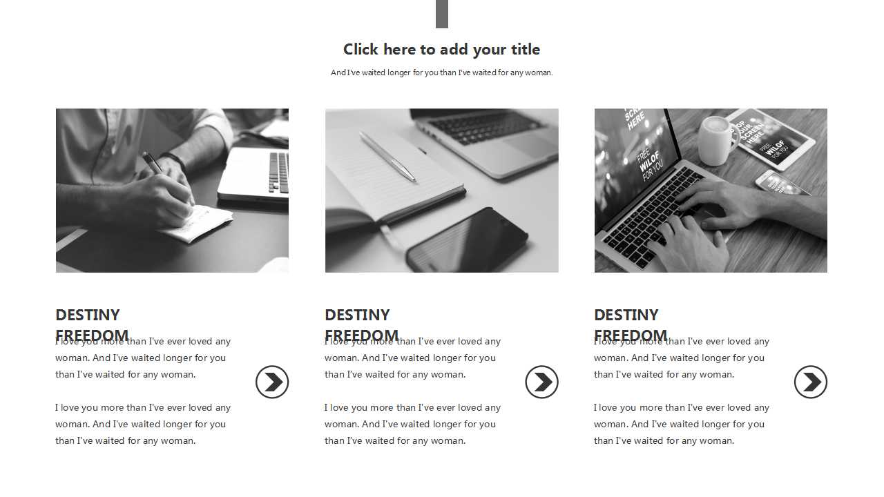 黑白文艺素雅创意设计PPT模板