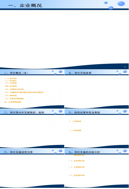 科技项目验收ppt模板