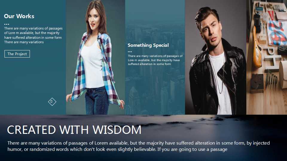 ios风格虚化背景简约PPT模板