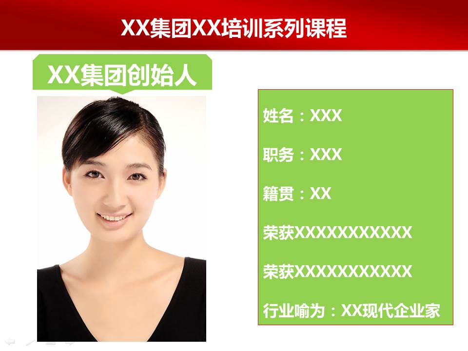 公司商务培训ppt模板