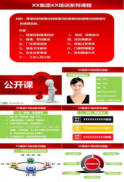 公司商务培训ppt模板