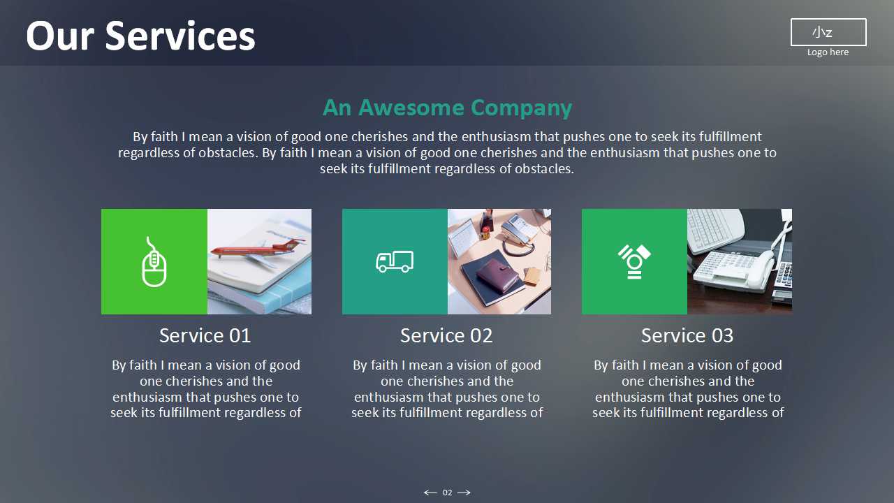 Metro风格简约动态PPT模板