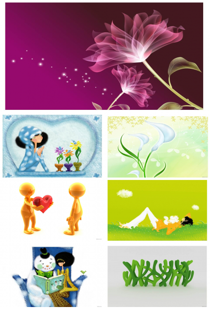 漂亮可爱的ppt模板