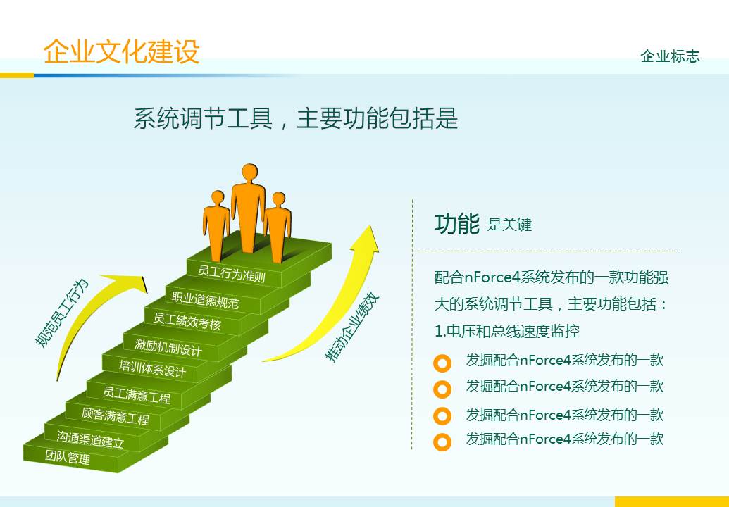 漂亮的商业年终总结ppt模板