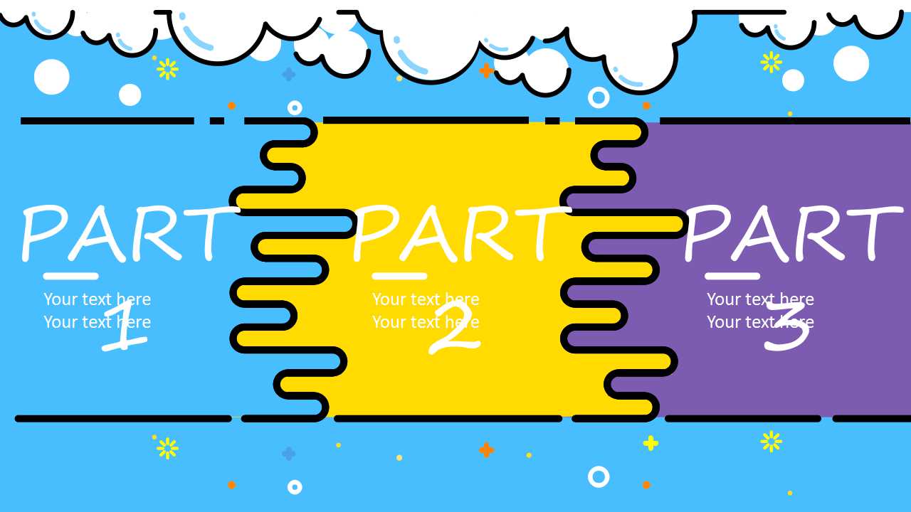 MBE风格卡通创意PPT模板