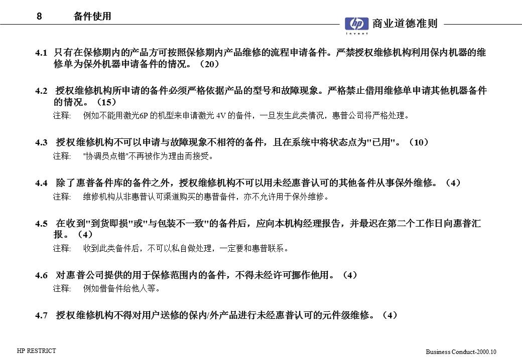 商业道德ppt模板