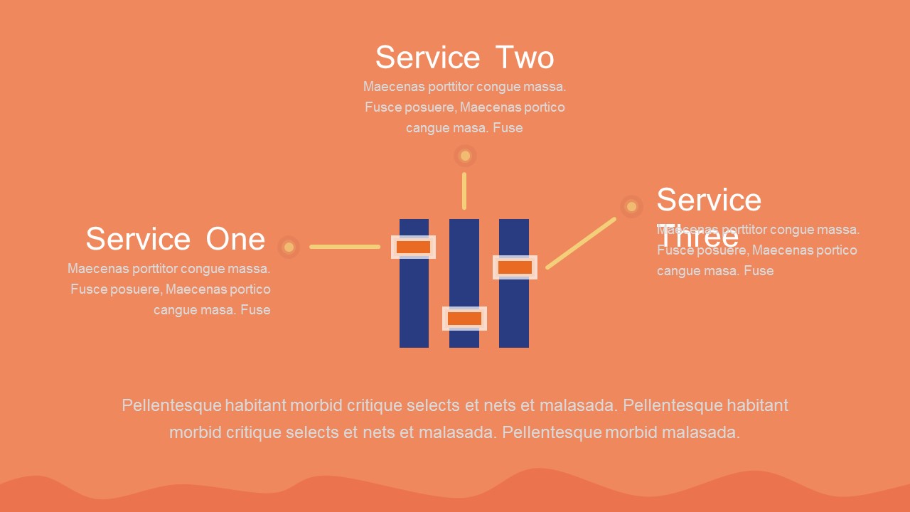 橙色卡通可爱PPT模板