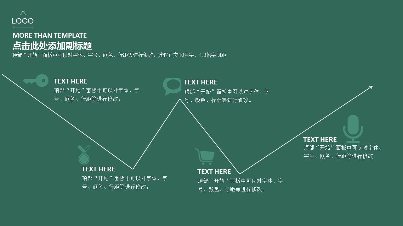 简约产品描述ppt模板