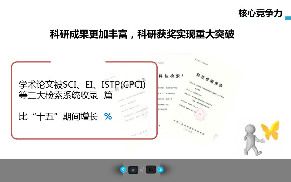 科技项目工作汇报ppt模板