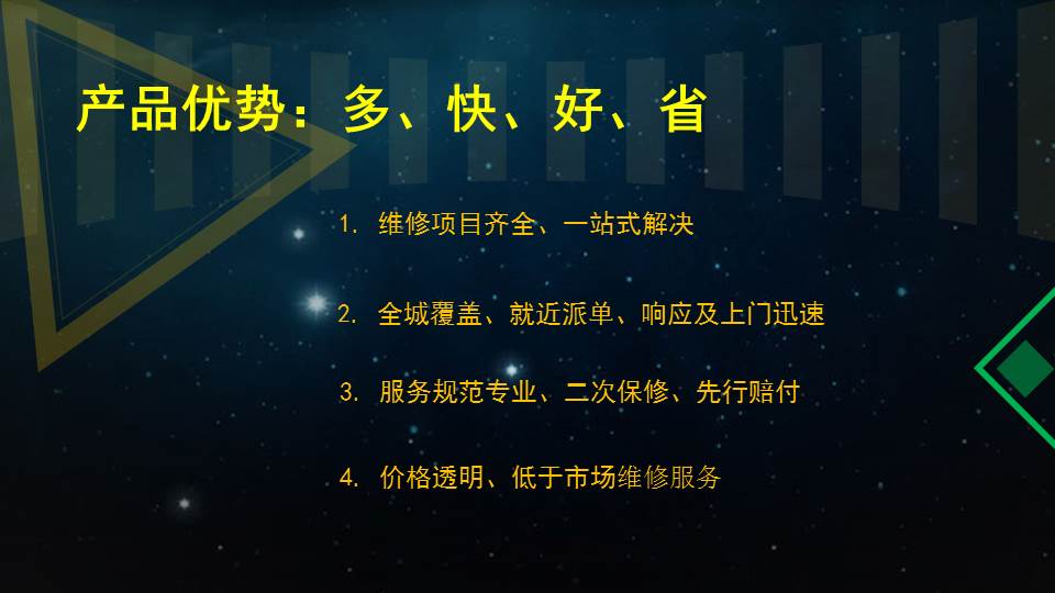 星空主题ppt模板