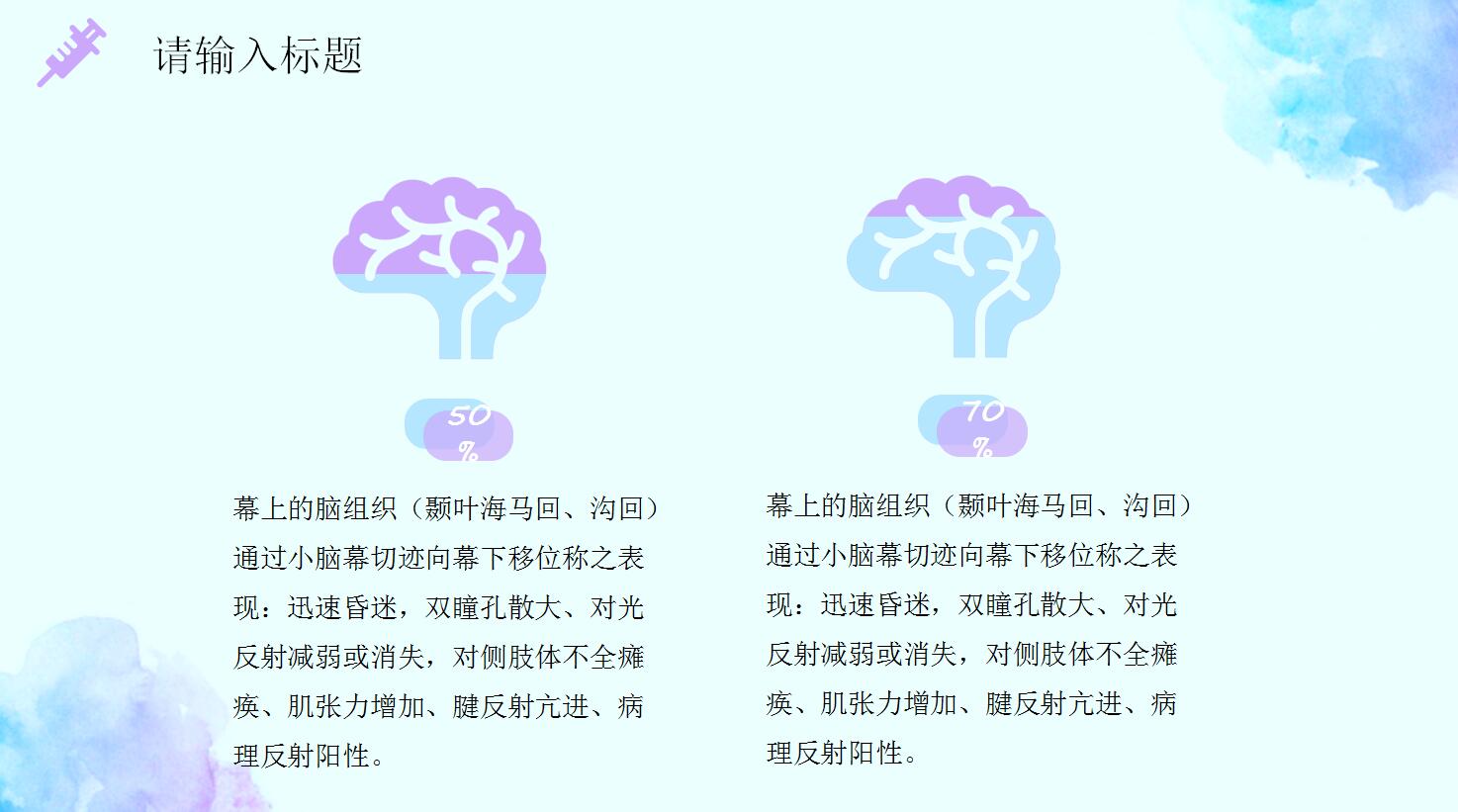 医学汇报ppt模板
