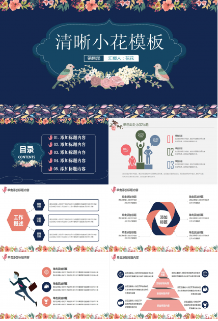销售工作汇报ppt模板
