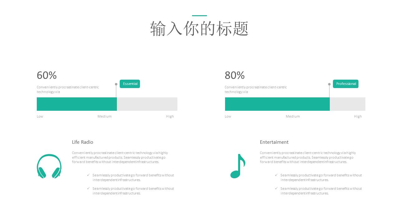苹果电脑IPad背景的科技行业ppt模板
