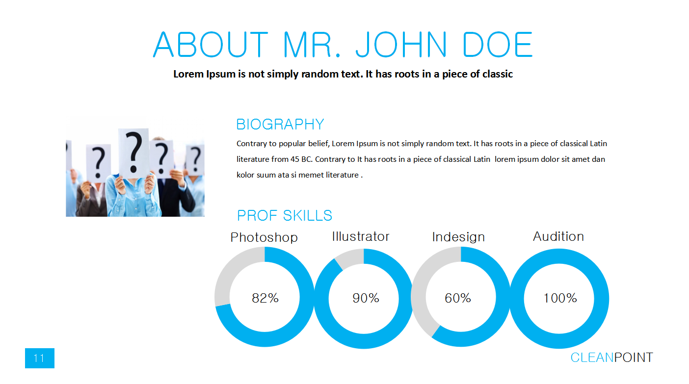干净简约ppt模板