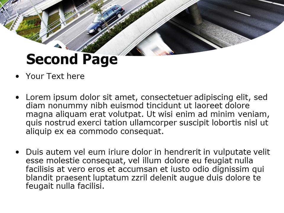 汽车与生活PPt模板