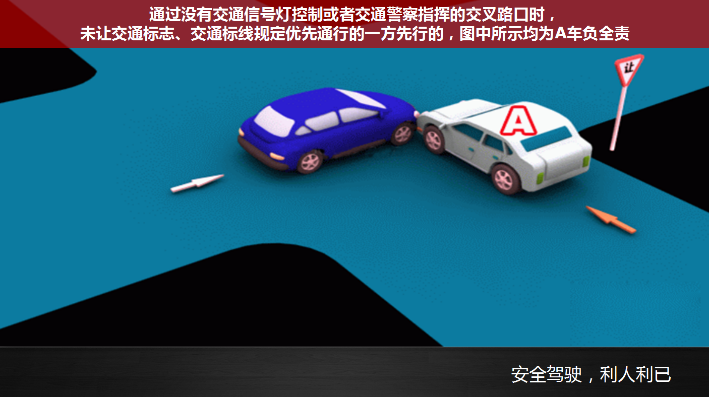 深色系列交通安全知识培训ppt模板