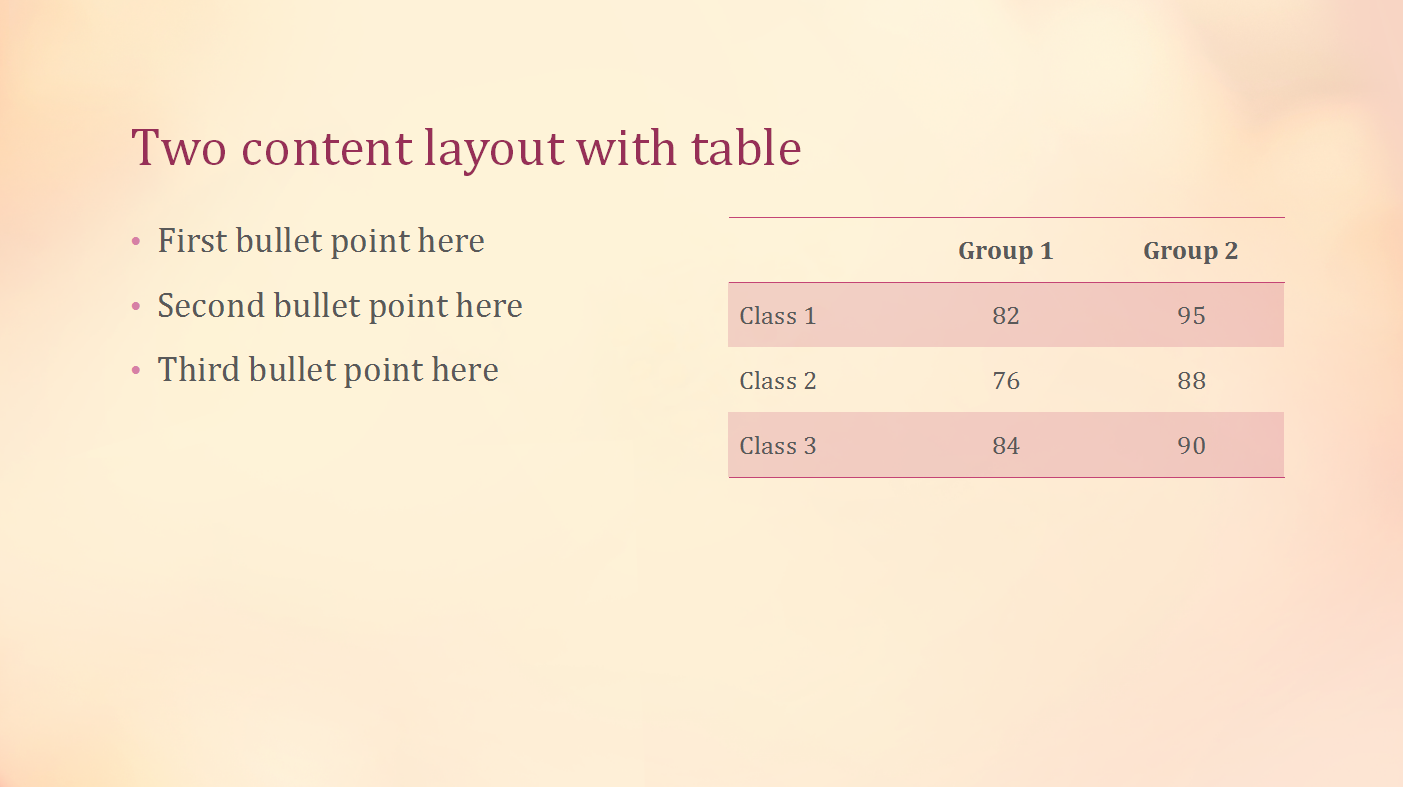 简约小清新桃花文艺商务通用ppt模板