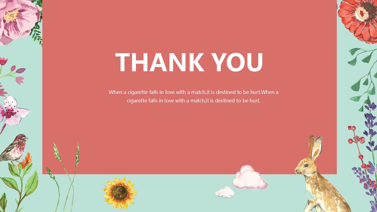 清新淡雅商务通用ppt模板