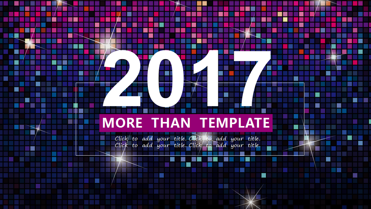 紫色简约时尚风通用PPT模板