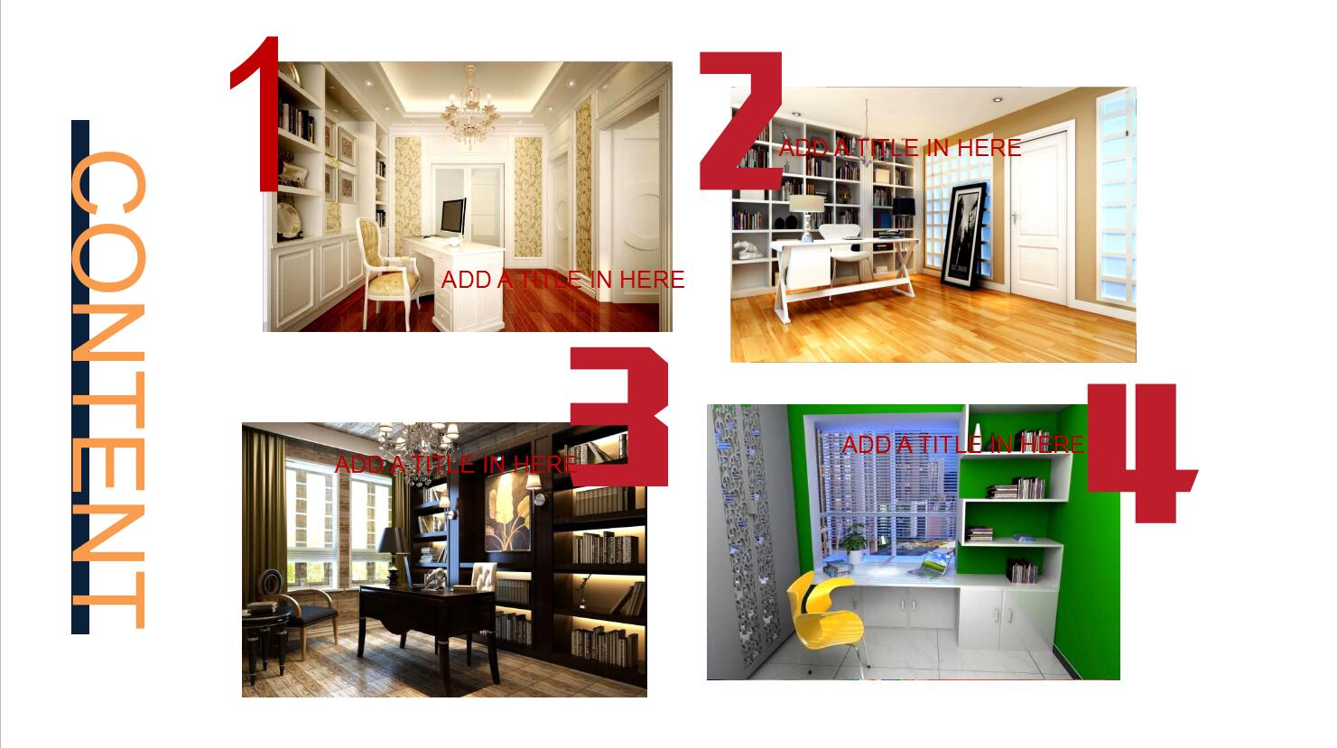 精品简约室内装修设计商务工作汇报总结ppt模板