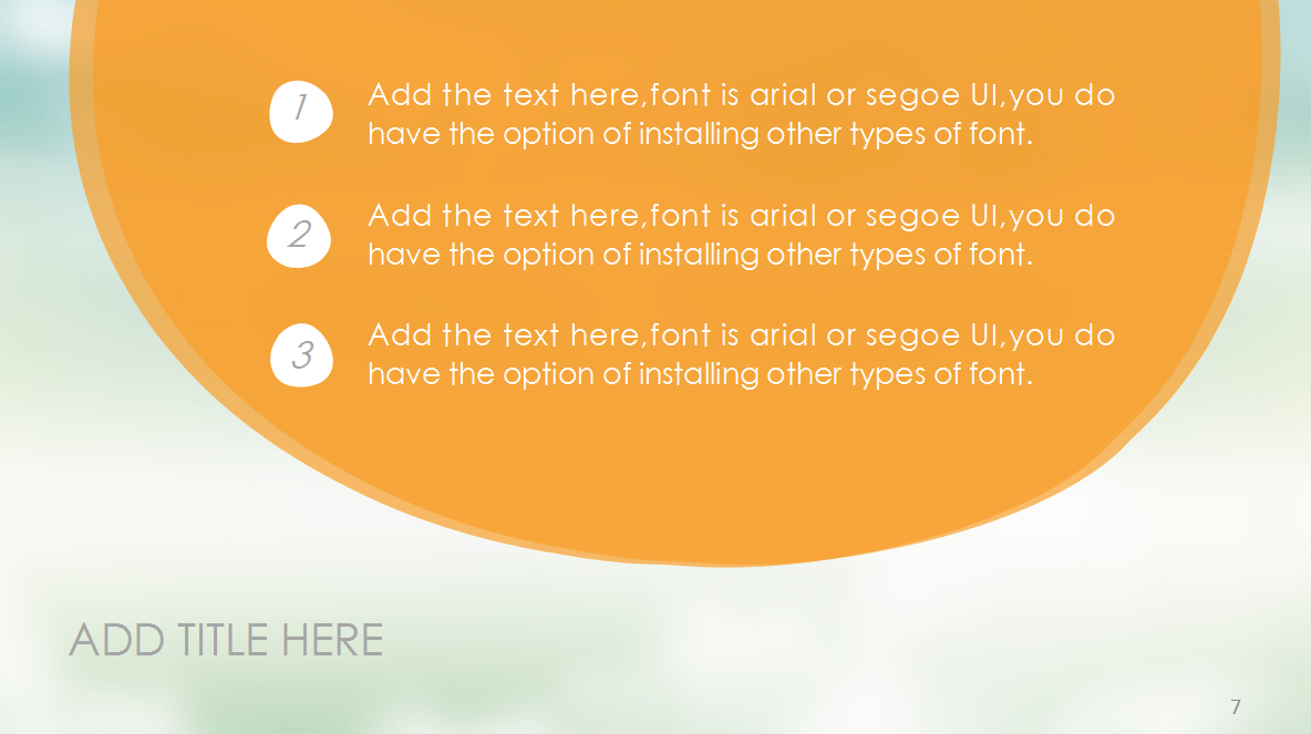 小清新糖果色彩通用ppt模板