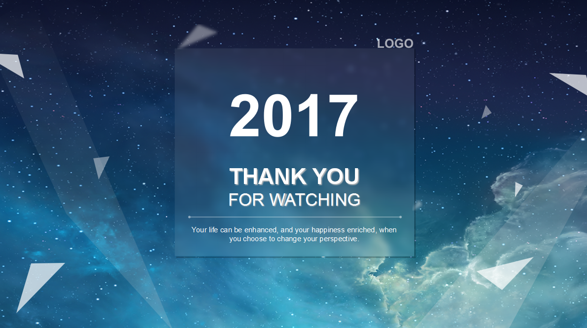 蓝色简约ios风商务动态ppt模板