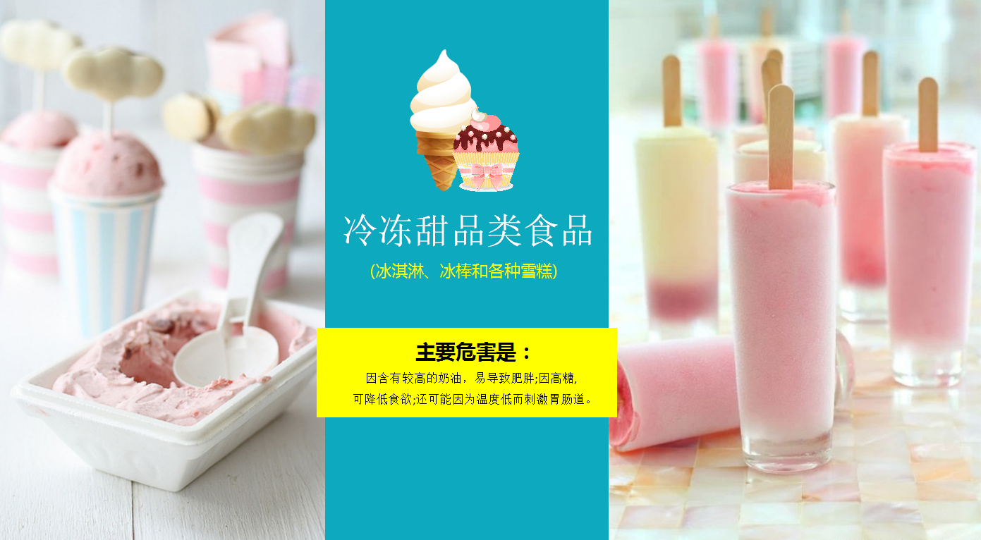卡通幼儿食品安全教育动态ppt模板