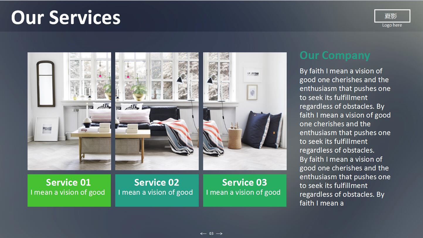 国外高品质公司简介工作报告数据ppt模板