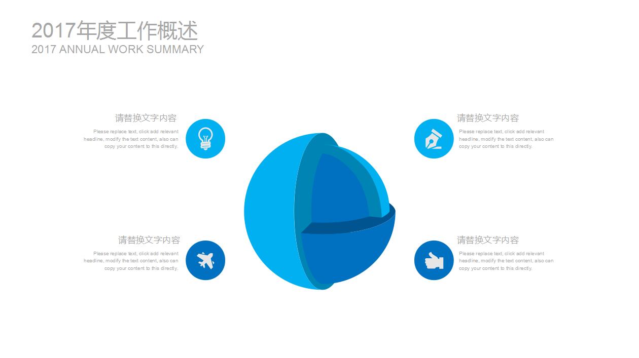 精美蓝色创意医学汇报ppt模板