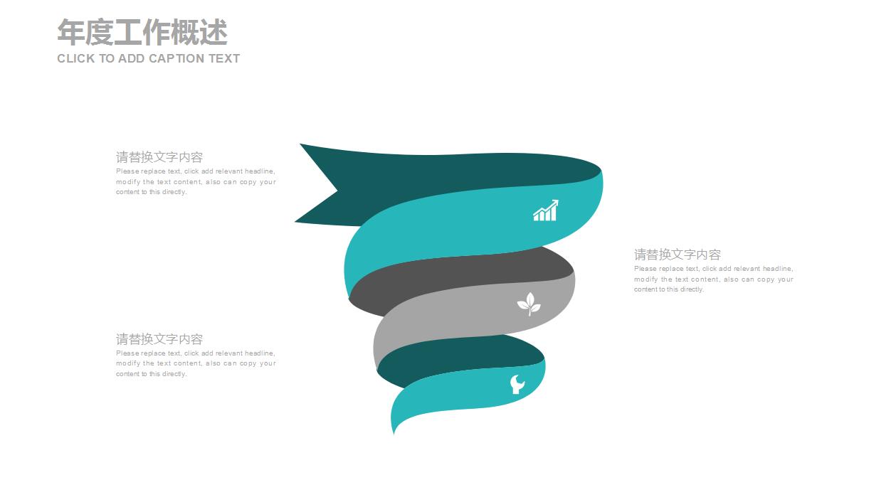 创意蓝色医药医疗年度工作总结ppt模板