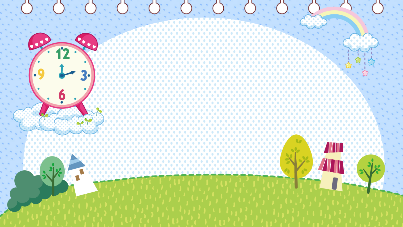 可爱卡通儿童快乐童年成长ppt模板