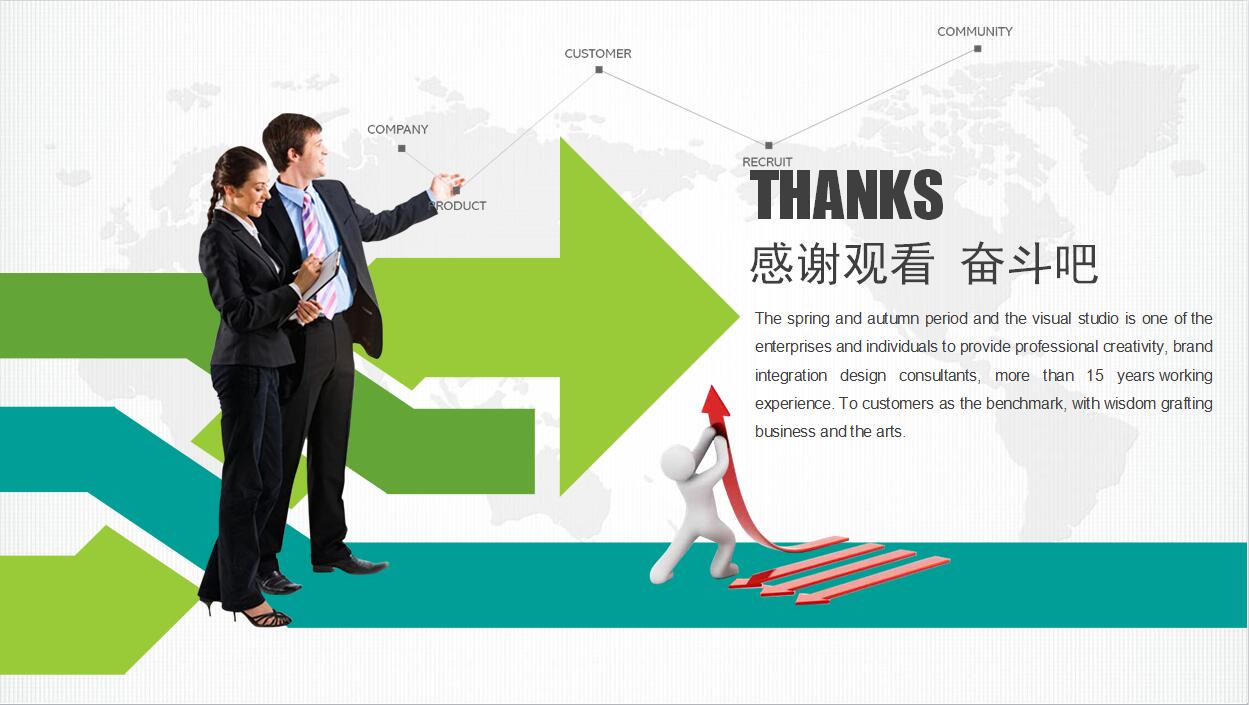 简约财务工作总结汇报商务PPT模板