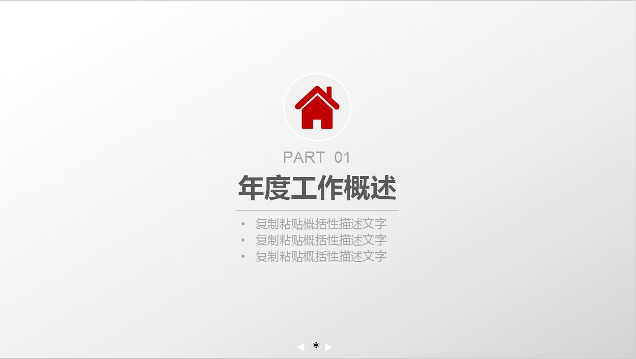 年度财务工作总结汇报报告简约商务PPT模板