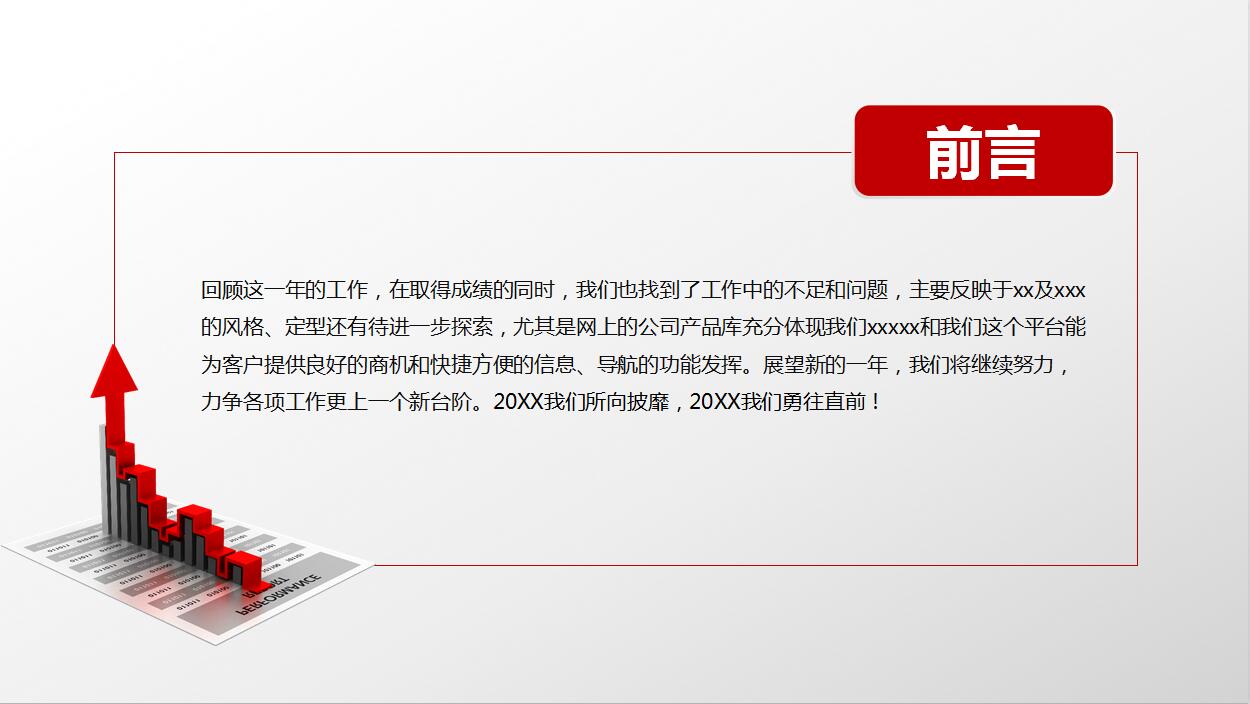 年度财务工作总结汇报报告简约商务PPT模板