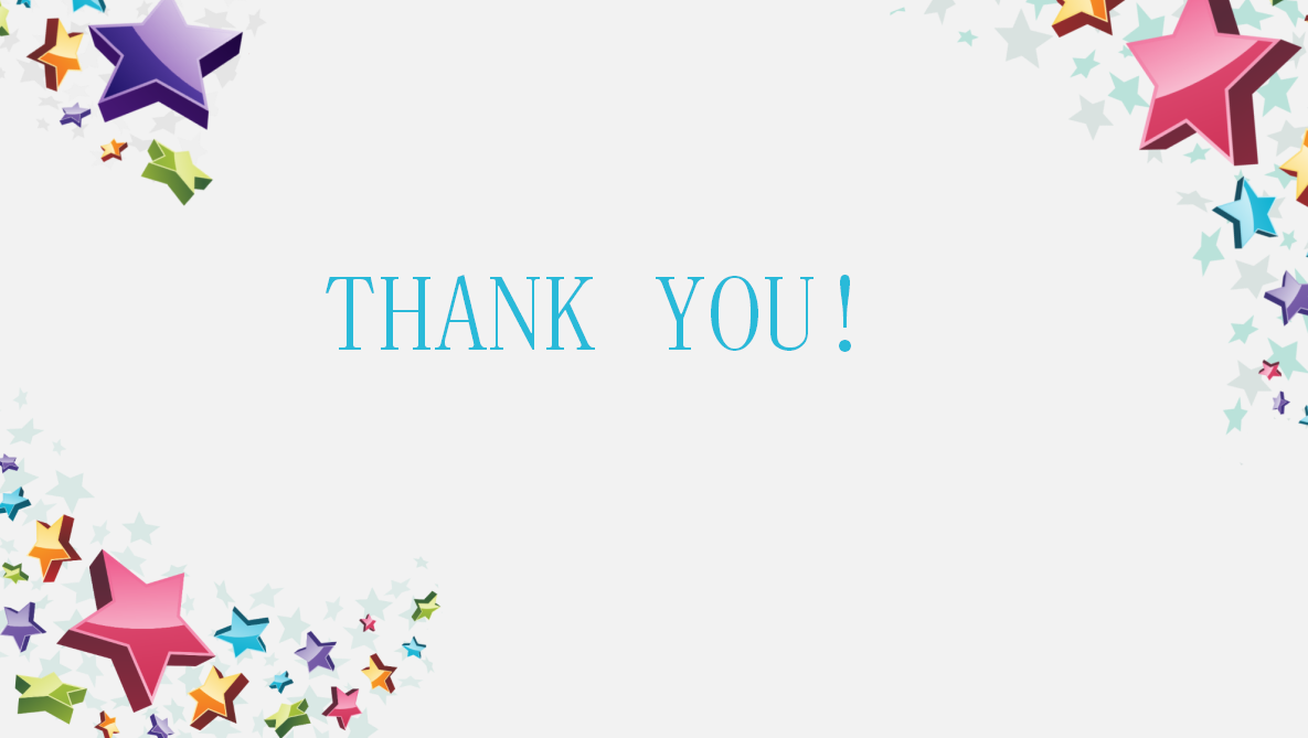 时尚简约五彩星星通用ppt模板