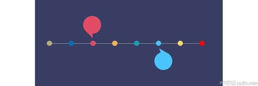 如何用PPT五步绘制“逗号”时间线表达？