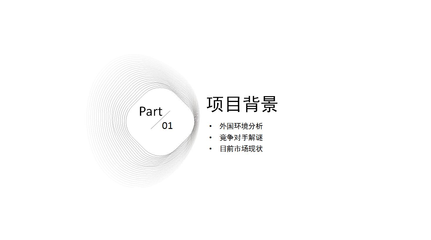 白色时尚简约商务通用ppt模板